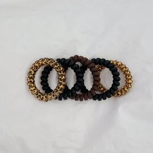 5pc Leopard Hair Coil Set